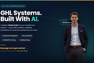 gohighlevel claude code ghl claude coding ghl CRM ghl automation ghl ai website