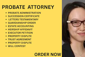 be your probate lawyer for guardianship, succession, will and property matters
