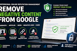 remove mugshots, delete articles, news, negative links, cases from google