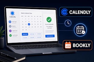 set up your calendly or bookly account for appointments