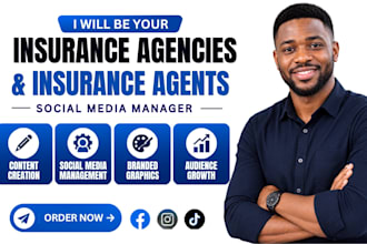 manage social media for insurance agencies and insurance agents
