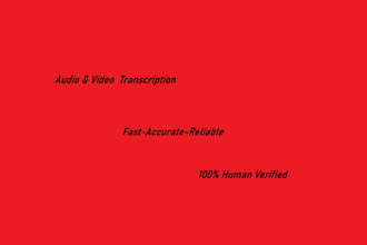 do accurate transcription for video and audio