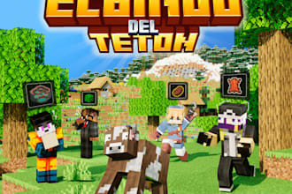 do a professional thumbnail of minecraft