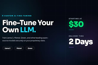 fine tune llama3 or llm for your custom ai application