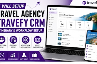 setup travel agency travefy crm travefy itinerary travefy vacation in 24hours