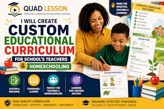create custom educational curriculum for schools teachers and homeschooling