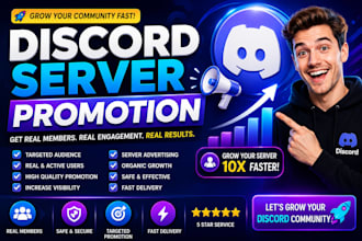 do discord server promotion , discord advertising , discord promotion