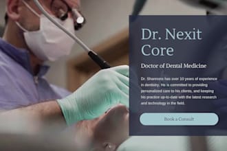 develop a professional medical web