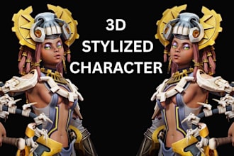 do 3d character modeling cartoon character design pixar character