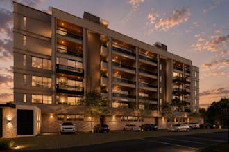 create photorealistic exterior architectural renders