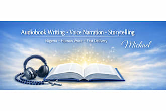 write narrate audiobook script nigeria voice