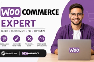 build, customize, fix, and optimize your woocommerce wordpress store