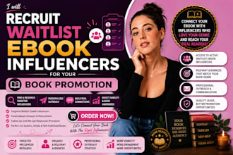 recruit waitlist ebook influencers for your book promotion