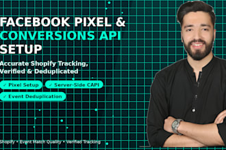 setup facebook pixel and conversions API for shopify
