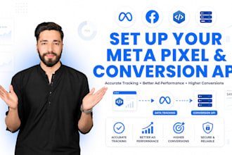 setup meta pixel, facebook pixel, conversion API and server side tracking