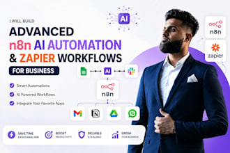 advanced n8n ai automation and zapier workflows for business