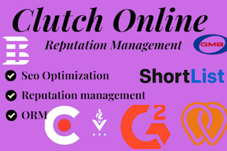 manage your g2, clutch, techbehemoths, designrush, and upcity profiles