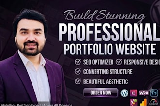 build a professional portfolio or personal branding website