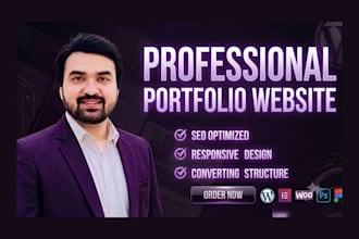 build a professional portfolio or personal branding website