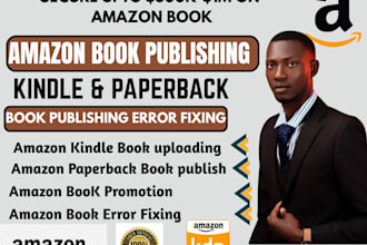 do amazon kdp book uploading, kindle paperback book publishing fix book error