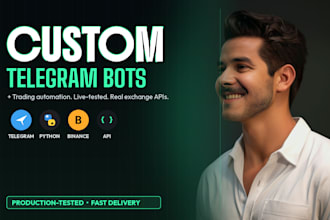 build a custom telegram bot with python and binance API integration