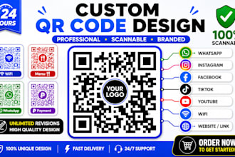 create custom dynamic qr code design