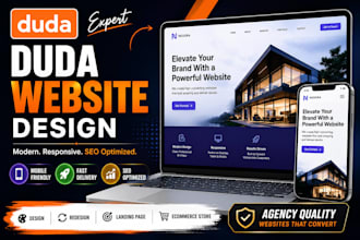 design redesign customize duda website duda landing page duda ecommerce store