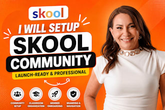 setup skool community membership, skool classroom onboarding skool credit repair