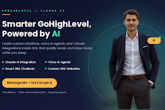 gohighlevel claude code ghl claude ai ghl voice ai ghl website ghl chatbot