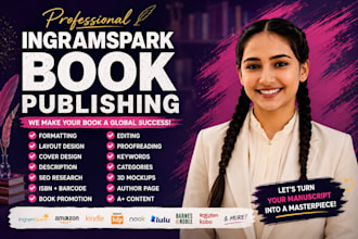 do ingramspark book publishing, book formatting, and self publishing services