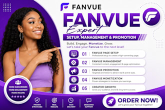 do fanvue page setup fanvue management fanvue promotion be your fanvue expert