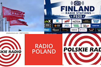 get your music airplay on popular radio stations in finland and poland