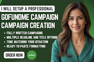 do crowdfunding gofundme campaign creation and crowdfunding gofundme promotion