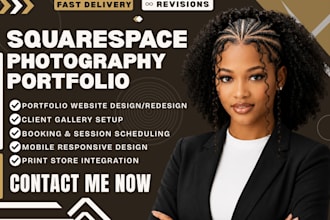 squarespace portfolio website photographers website squarespace website design