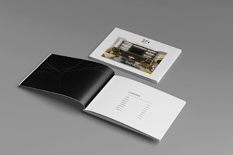 design a clean and modern catalogue