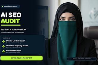 do a GEO, aeo and ai SEO audit for full ai search visibility