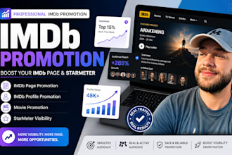 promote your imbd page, movie promotion and improve imbd starmeter ranking