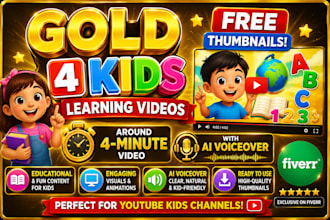 create kids learning videos