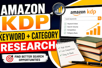 do amazon KDP keyword and categories research for your book