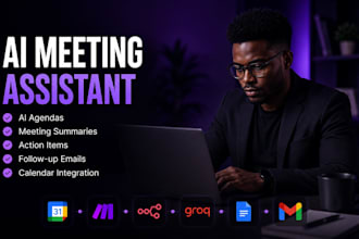build and ai meeting assistant with agenda summaries and follow up