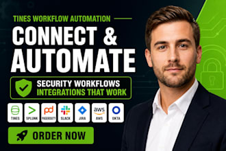connect tines splunk pagerduty slack jira AWS okta security flow integration