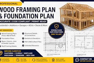 design your wood structure framing plan and