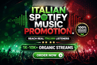 do professional italy spotify music promotion to targeted listeners