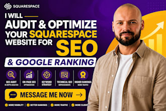 audit and optimize your squarespace website for SEO, google ranking