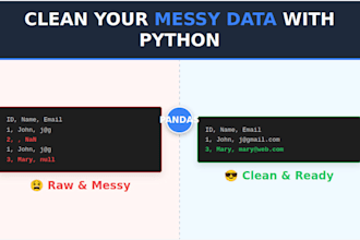clean, format, and merge your messy data using python and pandas