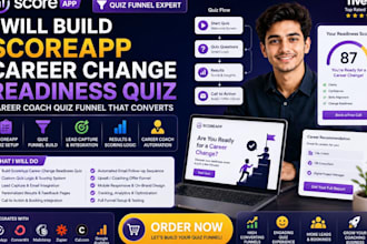 build scoreapp career change readiness quiz career coach scoreapp quiz funnel
