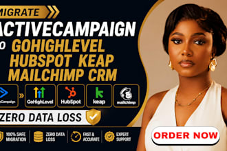 migrate activecampaign to gohighlevel hubspot keap mailchimp
