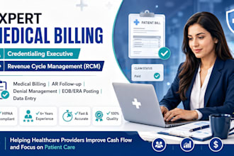 be your medical biller for medical billing and credentialing