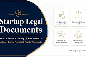 draft startup founder documents IP assignment vesting nda