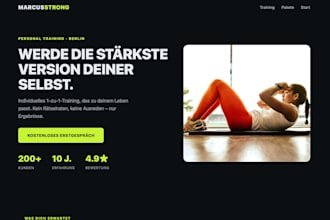 design a modern, mobile friendly website for your business